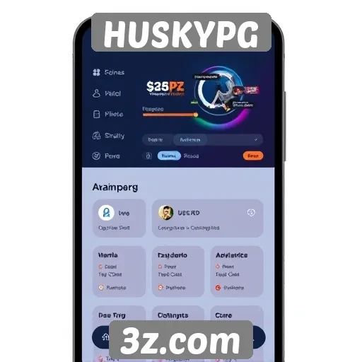 Interface do usuário do HUSKYPG é intuitiva